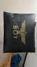 BOY LONDON【暗紋提花】潮牌秋季新品情侶款字母提花休閑衛(wèi)衣N03029 黑色 S 曬單實(shí)拍圖