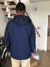 KOLONSPORT/可隆沖鋒衣 男子戶外戈爾專業防風防水基本款夾克外套GORE-TEX 2L LHGJ0SN125-BU 藍色 XL/180 實拍圖