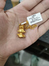 花草蒙拾 黃金吊墜999足金天使寶寶吊墜女款項(xiàng)鏈3D硬金福星寶寶掛墜小天使 天使寶寶約2.3g 搭配18k金鏈 曬單實(shí)拍圖