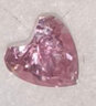 GIGAJEWE 櫻花粉色 莫桑石心形切割 裸鉆帶證書(shū) 珠寶制作 節日禮物 4.0mm 0.3克拉 曬單實(shí)拍圖