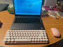 摩天手(Mofii) i豆无线复古朋克键鼠套装 可爱便携办公键鼠套装 鼠标 电脑键盘 笔记本键盘 白粉 实拍图