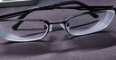 依視路（ESSILOR） 鏡宴 新款男女商務(wù)時(shí)尚多款可選鏡框 光學(xué)1.74高度數近視眼鏡 鈦+金屬-全框-4004BK-黑色 依視路鉆晶膜潔現片1.74 曬單實(shí)拍圖