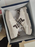 FILA FUSION斐樂(lè)潮牌BANK DX情侶場(chǎng)下滑板鞋時(shí)尚運(yùn)動(dòng)鞋板鞋男女休閑鞋 古白色/奶白-AG【男款】 41 曬單實(shí)拍圖