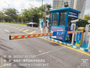 紅門道閘桿水滴桿70*40帶防砸膠條橢圓桿八角直桿擋車桿銀紅停車 原裝紅門70*40膠條桿（4米） 曬單實(shí)拍圖