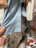 童泰秋冬1-18个月婴幼儿衣服宝宝德绒家居保暖圆领对开连体哈衣 蓝色 66cm 实拍图