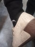 西域駱駝（VANCAMEL）女品牌老北京布鞋新款大碼41女士休閑牛筋軟底單鞋防滑媽媽豆豆鞋 米色 37 曬單實(shí)拍圖