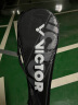 威克多（VICTOR）羽毛球拍胜利单拍全碳素进攻型经典CHA-9500C/D红色4U穿线 实拍图