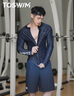 TOSWIM【一龍明星同款】男士泳衣沖浪服長袖防曬速干海邊潛水服 4XL碼 曬單實拍圖