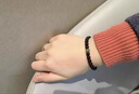 鵲惜花小葉紫檀手串男女情侶手鏈正宗老料檀香木佛珠和田玉珍珠文玩盤(pán)玩 6mm小葉紫檀—【和田玉】 曬單實(shí)拍圖