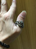 朋克搖滾人復古時(shí)尚單身食指鈦鋼戒指男士日韓霸氣嘻哈朋克尾戒個(gè)性飾品 S款龍戒碼數美碼6到12號 曬單實(shí)拍圖