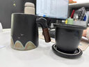 玖怡嘉茶杯茶水分離陶瓷杯泡茶器公道杯馬克杯節假日送長(cháng)輩教師節禮物 萬(wàn)里山河辦公杯【黑+禮盒】 曬單實(shí)拍圖