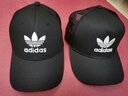 Adidas阿迪達斯三葉草男帽女帽網(wǎng)球帽休閑運動(dòng)帽鴨舌帽戶(hù)外帽子 黑色可調 EC3603 均碼 曬單實(shí)拍圖
