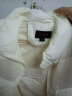 雅鹿新款冬季轻薄羽绒马甲女短款时尚外穿外套F 米白 M（90-125斤） 晒单实拍图