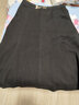 歐莎（OSA）毛呢半身裙女秋冬季2025年新款復古高腰傘裙中長(cháng)款a字裙子 黑色 L 曬單實(shí)拍圖