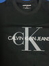 Calvin Klein 卡爾文·克萊恩 CK T恤男 短袖男款夏款休閑圓領(lǐng)上衣打底衫 黑色 M （建議70-80kg） 曬單實(shí)拍圖