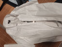 墨諾佰 短袖襯衫男士修身韓版免燙商務(wù)正裝襯衣職業(yè)裝白襯衣 白色 42 碼（160-175斤） 曬單實(shí)拍圖