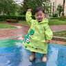 smally兒童雨衣女童幼兒園寶寶全身防水雨衣卡通恐龍雨衣男童小學(xué)生雨披 果綠動(dòng)感恐龍 S（建議身高80-95cm） 曬單實(shí)拍圖