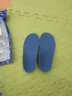 足逸飛足跟墊骨刺鞋墊軟腳后跟疼痛硅膠加厚軍訓減震足跟痛跟腱炎男女久站不累 透明藍 XL(45-48碼)一雙 曬單實(shí)拍圖