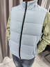 北羅羽絨棉馬甲定制工作服秋冬背心展會(huì )蘋(píng)果保暖工裝男女馬夾印字logo JSH-BT-5501羽絨棉馬甲 霧霾藍 M 曬單實(shí)拍圖