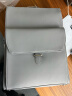 新秀丽（Samsonite）奢侈品潮牌女包14.1英寸笔记本电脑包双肩背包皮质包包都市通勤包 Dove Grey 晒单实拍图