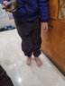 巴布豆兒童褲子秋冬季男童加絨保暖女童燈芯絨長褲時尚寬松潮流童裝 深灰 140 曬單實拍圖