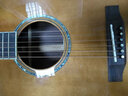 星臣（STARSUN）單板民謠吉他 星辰云杉面單 男女生初學(xué)木吉它入門(mén)彈唱指彈演湊 41英寸DF50C AA級缺角單板 曬單實(shí)拍圖