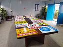 亮貝貝工地安全標(biāo)識(shí)牌前方道路文明施工提示牌請(qǐng)佩戴警示牌請(qǐng)勿靠近標(biāo)牌全套建筑標(biāo)志標(biāo)語高空墜物指 工地施工牌（PVC板）【一套12張】 40x60cm 曬單實(shí)拍圖
