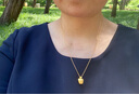 賽斯特女裝新款夏季短袖中長(cháng)款連衣裙 B0558 藏藍色 AM(160/84) 曬單實(shí)拍圖