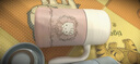 膳魔師（THERMOS） 不銹鋼帶手柄保溫咖啡杯 辦公可愛把手時(shí)尚情侶大咖杯 TCMG-370 綠色錦鯉 曬單實(shí)拍圖