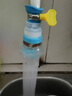 妙天成 廚房水龍頭防濺花灑器 麥飯石過(guò)濾器浴室水龍頭方濺節水器 旋轉伸縮水龍頭 曬單實(shí)拍圖