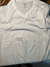 七匹狼男士純棉短袖T恤背心v領(lǐng)內衣夏季老頭衫打底新疆棉棉汗衫男 V領(lǐng)2件裝(白色+白色） L 曬單實(shí)拍圖