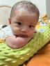 bc babycare嬰兒糖果安撫枕寶寶豆豆絨哄睡抱枕新生兒側睡靠背枕檔枕 綠茶椰果-豆豆絨升級款 12*40CM 曬單實(shí)拍圖