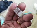 山澤 超五類(lèi)水晶頭鍍金款 8P8C網(wǎng)線(xiàn)接頭 RJ45電腦網(wǎng)絡(luò )連接頭 50U加厚鍍金水晶頭 100個(gè) DJ-550U 曬單實(shí)拍圖