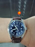 【二手99新】萬(wàn)國（IWC）飛行員系列馬克萬(wàn)國男表機械休閑夜光男士手表日期顯示奢侈品名表鐘表腕表 藍盤(pán)40mm皮帶IW327004 曬單實(shí)拍圖