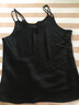 東兆西 真絲吊帶背心女打底內搭外穿無(wú)袖上衣綢緞緞面修身簡(jiǎn)約100桑蠶絲 黑色 XXL【參考體重125-140】 曬單實(shí)拍圖