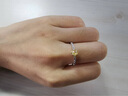 IL&CO尤珂「暖陽蜜糖」18K金雙色鉆石戒指女戒彩鉆黃鉆表白七夕禮物 約30-35分 11號 曬單實拍圖