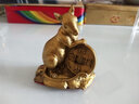 玄大師 銅鼠擺件金鼠銅器金屬銅老鼠飾品十二生肖鼠形工藝品 生肖鼠高8Cm 曬單實(shí)拍圖