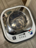 大宇（DAEWOO）3公斤壁挂洗衣机洗烘一体滚筒洗衣机全自动内衣洗 dd直驱变频 智能投放 DY-BGX06Hpro 皎月白 实拍图