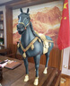 伯莎丹頓（BERTHA DENTON）全銅唐朝唐馬擺件玄關(guān)客廳家居飾品辦公室桌面喬遷開(kāi)業(yè)禮品送朋友 60*26*58.5CM+黑胡桃底座 曬單實(shí)拍圖