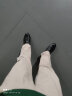 红蜻蜓男鞋子休闲皮鞋男士夏季新款单鞋韩版潮流青年 黑色 37 偏大一码 实拍图