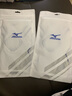 美津濃（MIZUNO）運動(dòng)護膝戶(hù)外跑步籃球足球羽毛球半月板損傷透氣護具裝備髕骨帶 灰藍色（兩只裝） M碼(小腿27-31cm大腿36-40cm ) 曬單實(shí)拍圖