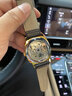 歐利時(shí)手表新款男士鏤空型男系列夜光防水商務(wù)時(shí)尚大氣原裝全自動(dòng)機械腕 OLS-6651男-間金金面 曬單實(shí)拍圖