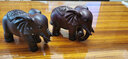 熱美家居木雕大象擺件一對木質(zhì)家居客廳玄關(guān)裝飾品黑檀木頭實(shí)木雕刻工藝品 16厘米小象一對 曬單實(shí)拍圖