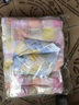 裕華庭軒 小號浴巾50x100雙層薄款紗布棉素色蜂巢小浴巾吸水速干不掉毛柔軟方格毛巾 雙層彩格粉色 50x100cm 曬單實拍圖
