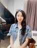 柒十念夏季薄款短袖牛仔服外套女小個(gè)子新款披肩外搭短款上衣 牛仔【外套】 M 建議95-105斤 曬單實(shí)拍圖