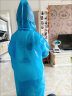 欣沁加厚款儿童雨衣户外旅行雨披 适合110-150CM儿童使用蓝色 实拍图