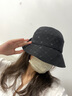 CHALL KITTY漁夫帽女夏季時(shí)尚潮流防紫外線(xiàn)女士遮陽(yáng)帽沙灘休閑防曬帽子女 黑色-高端品牌禮盒裝高檔高級感 曬單實(shí)拍圖