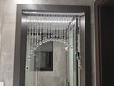 小雛菊天然水晶珠簾免打孔大門(mén)衛生間臥室門(mén)簾隔斷客廳玄關(guān)半簾子家用 天然水晶珠簾 31條弧形【寬0.9-1.2米】 曬單實(shí)拍圖
