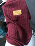 唐寵 寵物服裝狗狗衣服秋冬裝新款泰迪小型犬寵物衣服秋冬季 21四色毛衣-酒紅 L（建議6-8斤） 曬單實(shí)拍圖