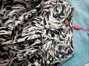 皮爾卡丹（pierre cardin）品牌仿真絲印花短袖雪紡襯衫女士夏季2025新款襯衣女夏裝媽遮肚子 花色 L [106-115斤] 曬單實(shí)拍圖